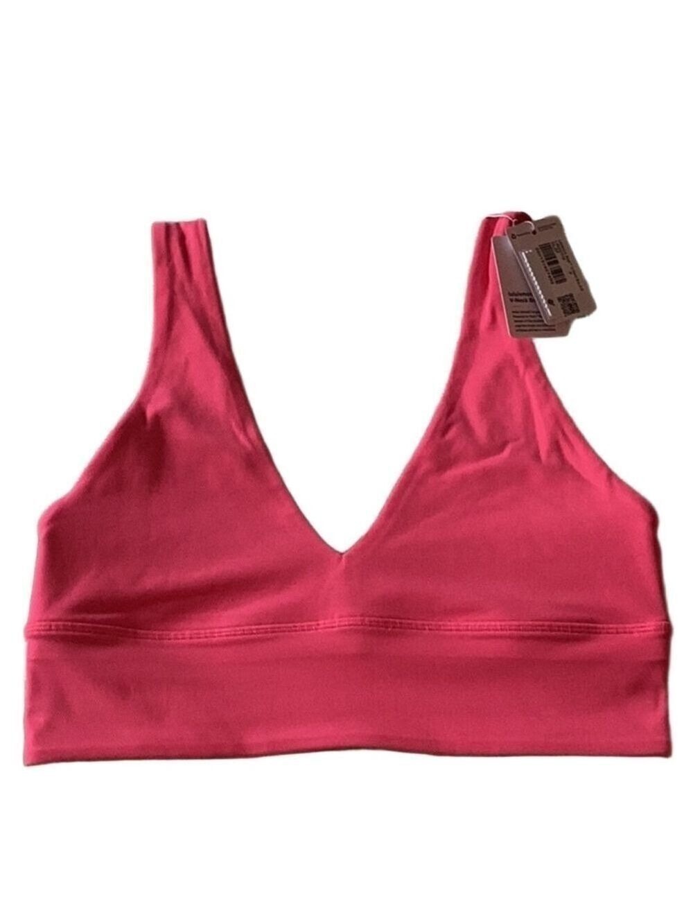 Lululemon Glaze Pink Align V-Neck Bra Crop Top